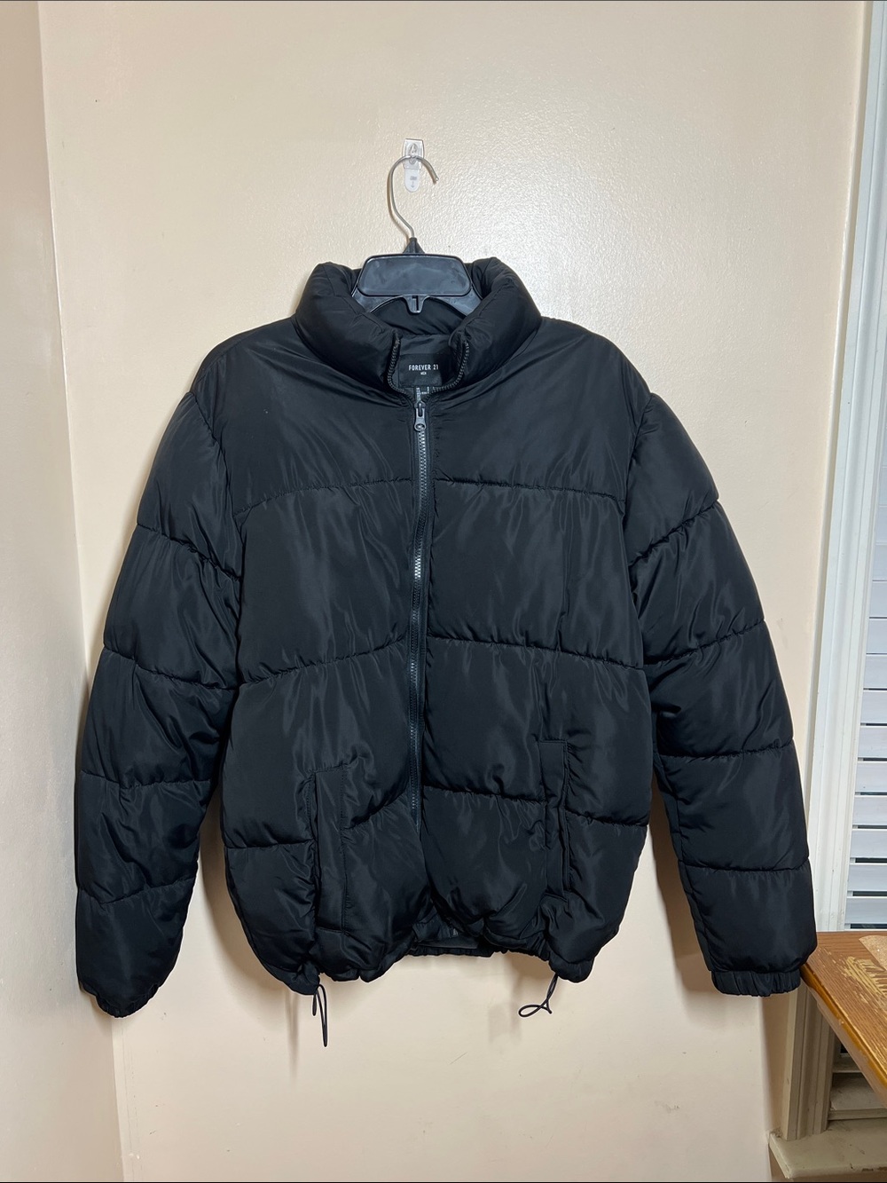 Forever 21 Men Black Puffer Jacket